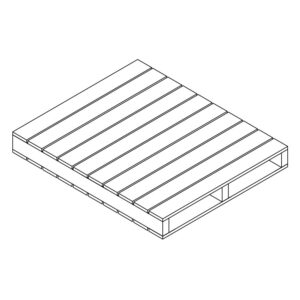 S05 - Pallet tipo Arlog Dos Entradas Reversibles