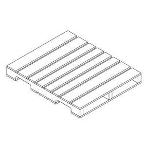 S08 - Pallet tipo Arlog Cuatro Entradas No Reversibles